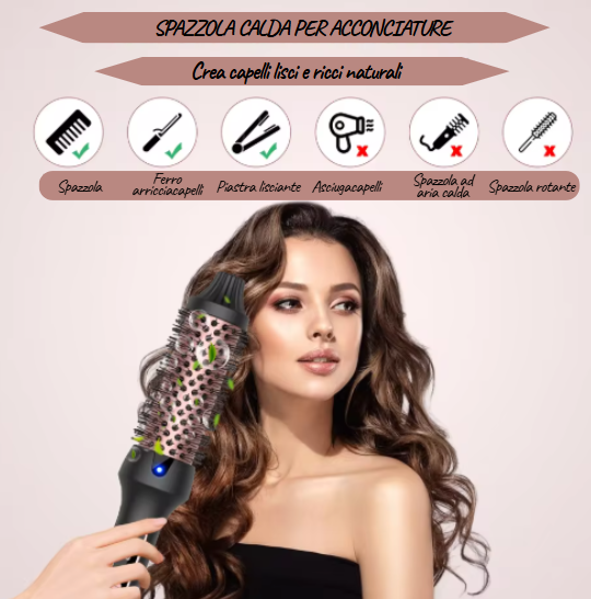 Spazzola Termica 3 in 1